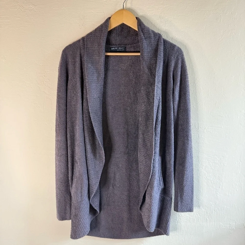 Barefoot Dreams CozyChic Lite Purple Circle Cardigan Size XS/S